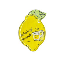 Load image into Gallery viewer, Glazed Ceramic Lemon Magnet (free USA shipping included)
