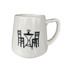 Load image into Gallery viewer, Ceramic Table and Chairs Etched Mug (free USA shipping included)