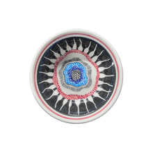 Load image into Gallery viewer, Ceramic 6.5” Bowl with Abstract Floral Design (free USA shipping included)