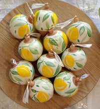 Load image into Gallery viewer, Lemons Wooden Ornament (free USA shipping included)
