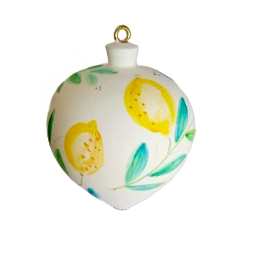 Lemons Wooden Ornament (free USA shipping included)