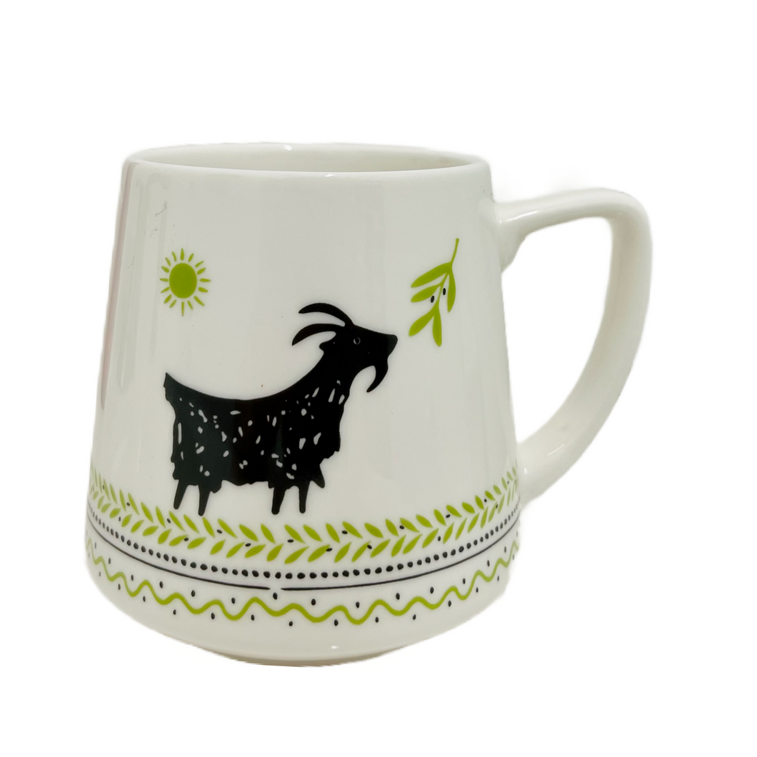 Ceramic Goat Color Mug (free USA shipping included)