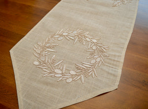 Elena Embroidered Runner (free USA shipping included)