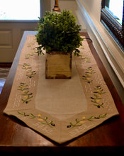 Load image into Gallery viewer, &quot;Kitrina” Embroidered Table Runner (free USA shipping included)
