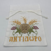 Load image into Gallery viewer, Antidoro Embroidered Pouch (free USA shipping included)