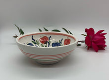 Load image into Gallery viewer, Ceramic Small Bowl with Poppies (free USA shipping included)
