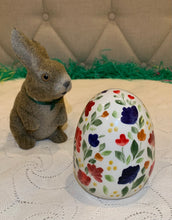 Load image into Gallery viewer, Ceramic Easter Egg: several designs available (free USA shipping included)