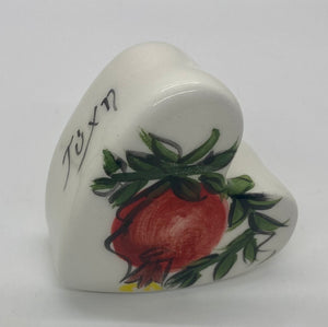 Ceramic Paperweight Hearts (free USA shipping included)