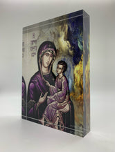 Load image into Gallery viewer, Plexiglass Orthodox Icon: Panagia Prousiotissa/Παναγία Προυσιώτισσα (free USA shipping included)
