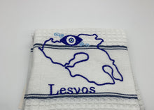 Load image into Gallery viewer, Embroidered Island Kitchen Towel (free USA shipping included)