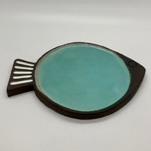 Load image into Gallery viewer, Ceramic Fish Plate (free USA shipping included)
