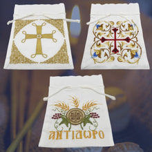 Load image into Gallery viewer, Antidoro Embroidered Pouch (free USA shipping included)