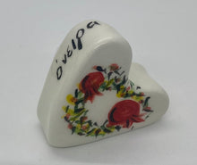 Load image into Gallery viewer, Ceramic Paperweight Hearts (free USA shipping included)