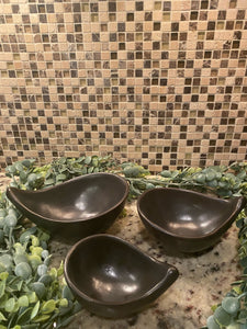 Ceramic Nesting Bowl 3-piece Set “Ergani” (free USA shipping included)