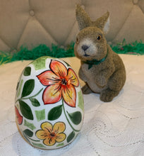 Load image into Gallery viewer, Ceramic Easter Egg: several designs available (free USA shipping included)
