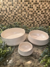 Load image into Gallery viewer, Ceramic Nesting Bowl 3-piece Set “Thalia” (free USA shipping included)
