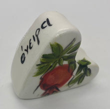 Load image into Gallery viewer, Ceramic Paperweight Hearts (free USA shipping included)