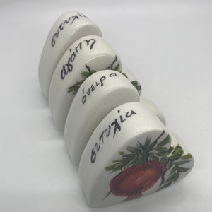 Ceramic Paperweight Hearts (free USA shipping included)