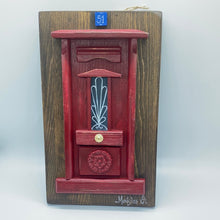 Load image into Gallery viewer, Handmade “Tiny” Wooden Greek Door-multiple color choices  (free USA shipping included)