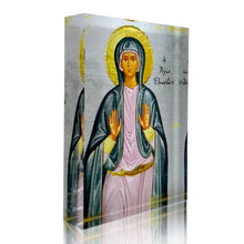 Load image into Gallery viewer, Plexiglass Orthodox Icon: St. Elizabeth/Αγ. Ελισάβετ—only one left (free USA shipping included)