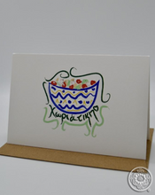 Load image into Gallery viewer, &quot;Χωριάτικη Σαλάτα&quot;/Village Salad Greeting Card (free USA shipping included)
