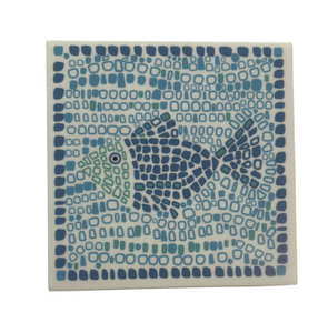 Greek Marble Trivet—Multiple design choices (free USA shipping included)