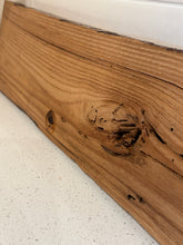 Load image into Gallery viewer, Wood-Burned Chestnut Sign: “Λουκάνικο…it’s not just for breakfast”
