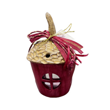 Load image into Gallery viewer, Ceramic Acorn Candle Holder—2 color choices (free USA shipping included)
