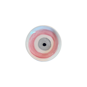 Ceramic Round Trinket Dish Mati Design—2 Color Choices (free USA shipping included)