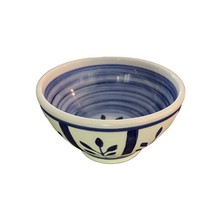 Load image into Gallery viewer, Ceramic Blue Olive Branch Bowl
