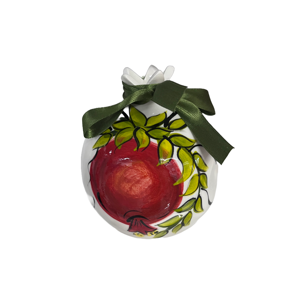 Ceramic Pomegranate—only one left (free USA shipping included)