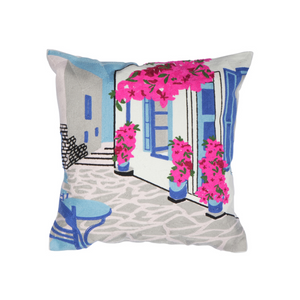 “Parikia" Pillow Cover (free USA shipping included)