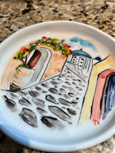 Load image into Gallery viewer, Ceramic 8” Round Plate Island Design (free USA shipping included)

