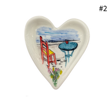 Load image into Gallery viewer, Ceramic Heart Trinket Dish (free USA shipping)
