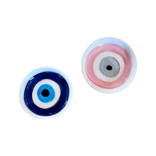 Load image into Gallery viewer, Ceramic Round Trinket Dish Mati Design—2 Color Choices (free USA shipping included)
