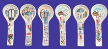 Load image into Gallery viewer, Ceramic Spoon Rest: Greek Island Designs Large
