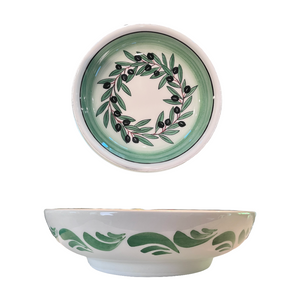 Ceramic Shallow Bowl—Multiple designs free USA shipping included)