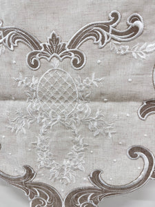 "Theodosia" Embroidered Runner