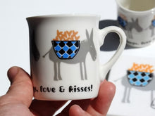 Load image into Gallery viewer, Ceramic Espresso Cup: Donkey (free USA shipping included)
