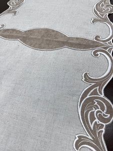 "Theodosia" Embroidered Runner