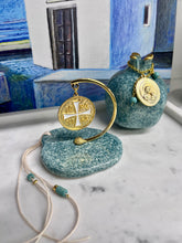Load image into Gallery viewer, Constantinato Hanging Charm on Stone Base with Tassel (free USA shipping included)

