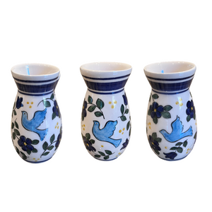 Ceramic Bud Vase—Multiple design choices (free USA shipping included)