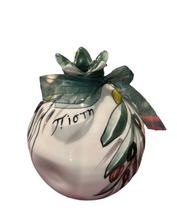 Load image into Gallery viewer, Ceramic Olive Design Pomegranate with Well Wishes—Multiple design choices (free USA shipping included)
