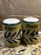 Load image into Gallery viewer, Ceramic Salt and Pepper/Αλάτι και Πιπέρι Shaker Set—Lemons Design
