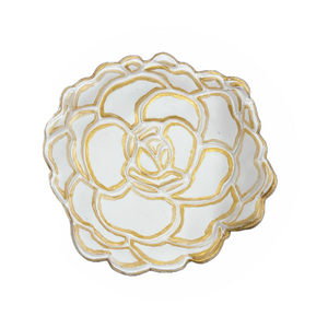 Jewelry Dish with Rose Design (free USA shipping included)