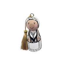 Load image into Gallery viewer, Hand-painted Wooden Figurine: Arcadian Woman (free USA shipping included)
