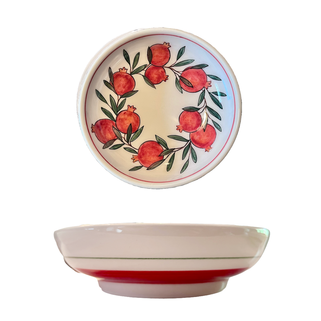 Ceramic Shallow Bowl—Multiple designs free USA shipping included)
