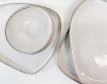 Load image into Gallery viewer, Ceramic Stoneware White Glazed Bowl (free USA shipping included)
