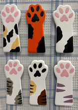 Load image into Gallery viewer, Ceramic Magnet: Cat Collection (Cat, Cat Face, and Cat Paw) (free USA shipping included)
