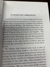 Load image into Gallery viewer, History of the Most Holy Prousiotissa Book in English and Greek (free USA shipping included)
